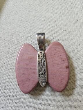 Carolyn Pollack Rhodonite Sterling Silver Pendant